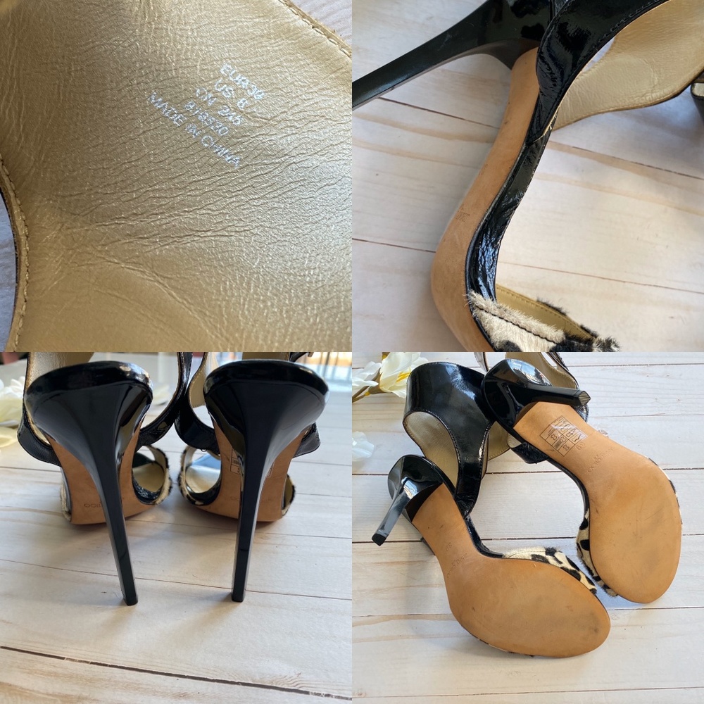 Jimmy Choo + HM Patent Leather Animal Print Heels_7